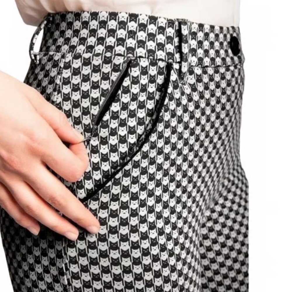 BETABRAND Cat Print Pants Size Small - Picture 5 of 13